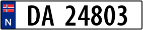 Truck License Plate